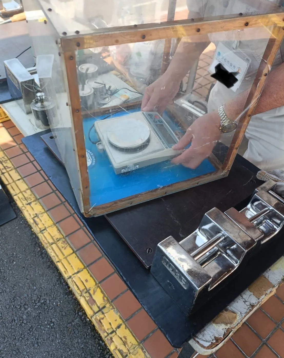 今日は2年に一度の【計量器定期検査】に行ってきました😁